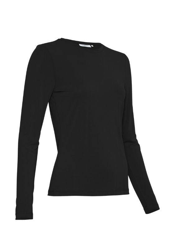 Moss Copenhagen Black Long Sleeve Top - Your Style Your Story