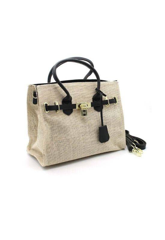 Vimoda Cream Linen Handbag - Your Style Your Story