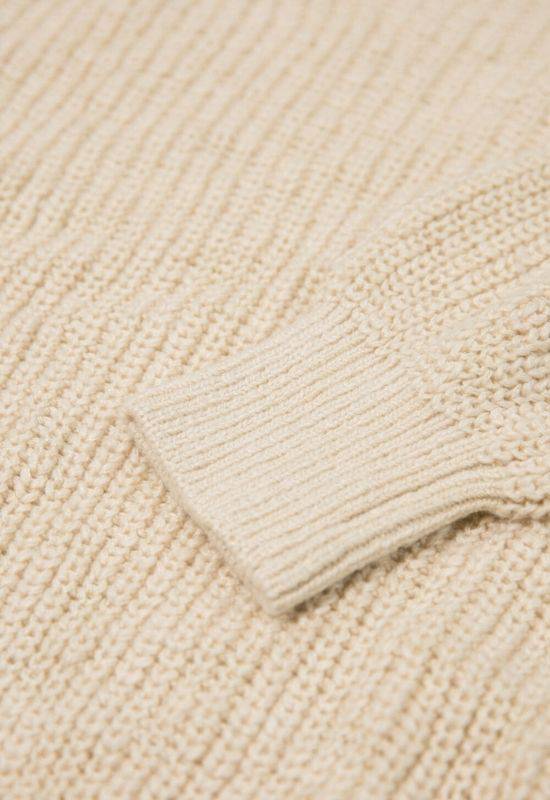 Garcia Beige Knit with Hole Pattern - Your Style Your Story