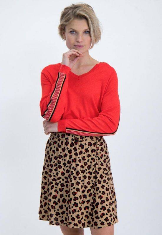 Brown Leopard Print Garcia Skirt - Your Style Your Story