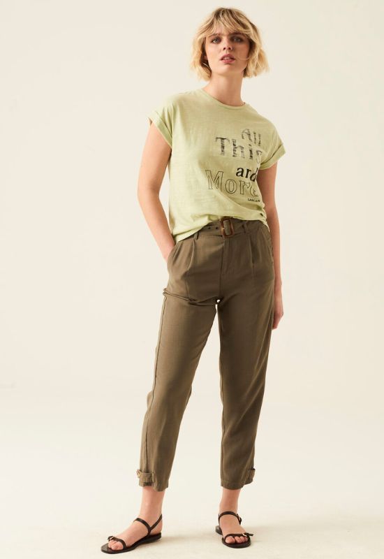 Garcia Khaki Green Trousers - Your Style Your Story