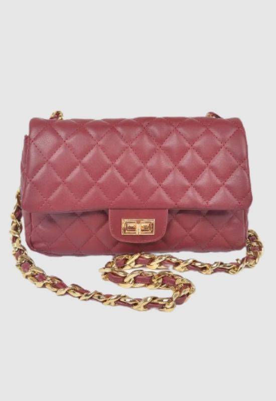 Faux shoulder bag top