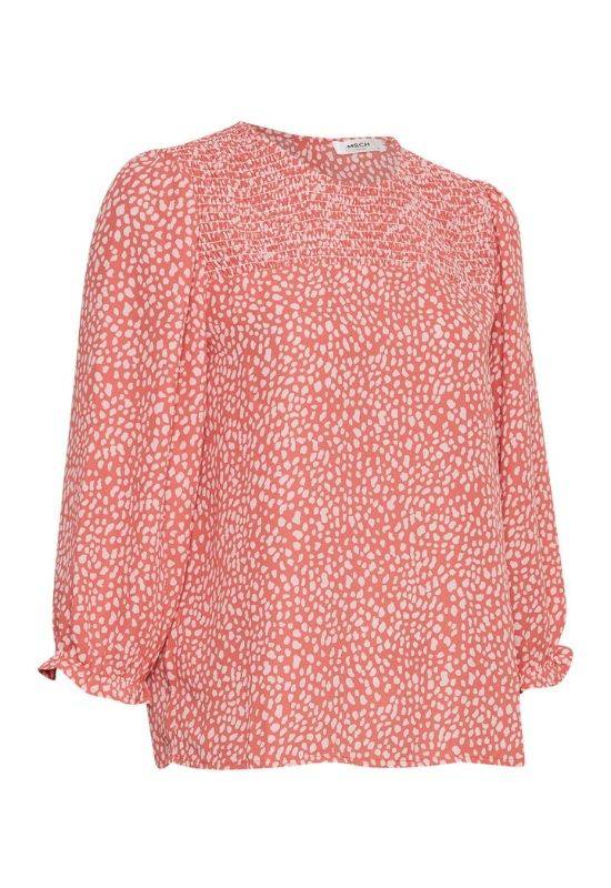 Moss Copenhagen Rose Pink Blouse in Allover Print - Your Style Your Story