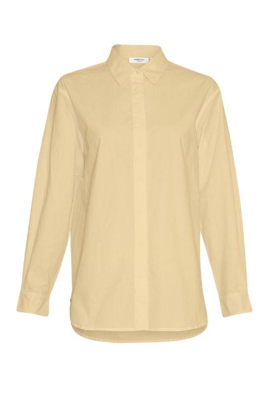 Moss Copenhagen Yellow Oversized Shirt in Organic Cotton