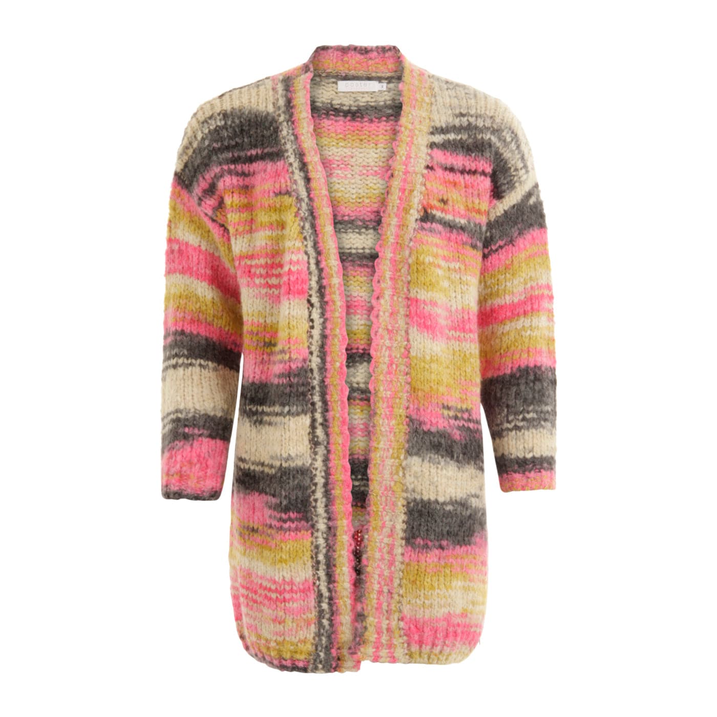 Coster Copenhagen hand knitted volume cardigan in multi colour - Your Style Your Story