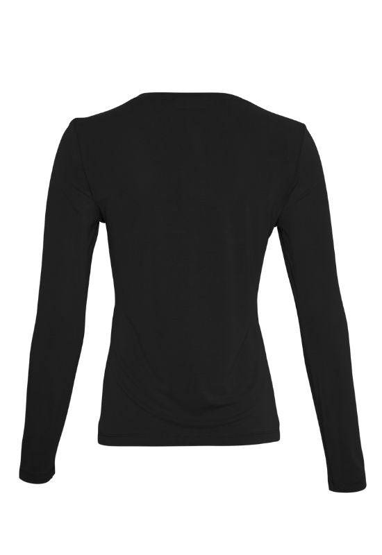 Moss Copenhagen Black Long Sleeve Top - Your Style Your Story