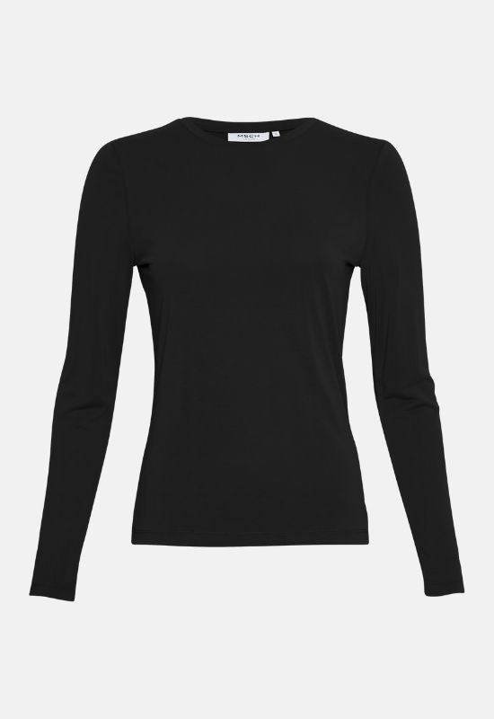 Garcia Long Sleeve Top in Your Story White Style | Vanilla Black / Your
