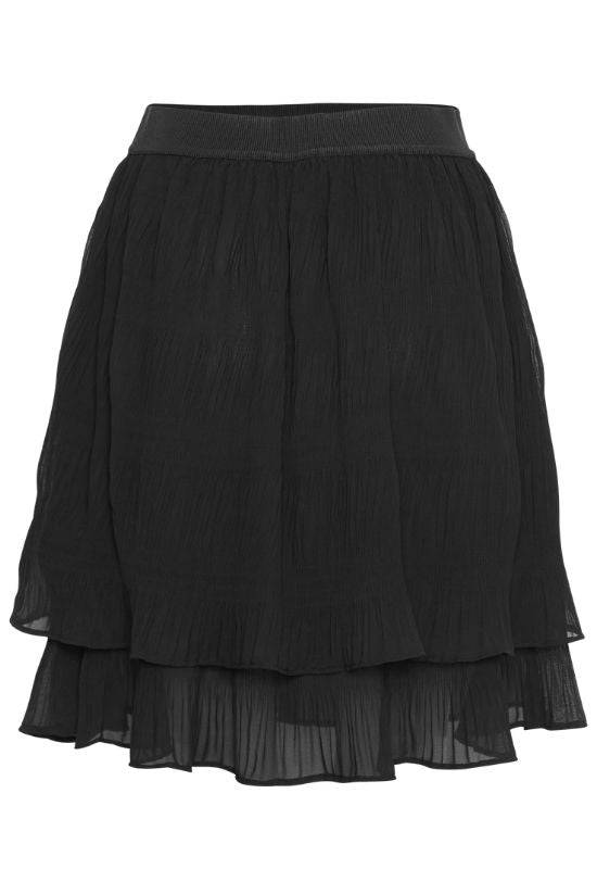 Moss Copenhagen Black Ruffle Skirt - Your Style Your Story