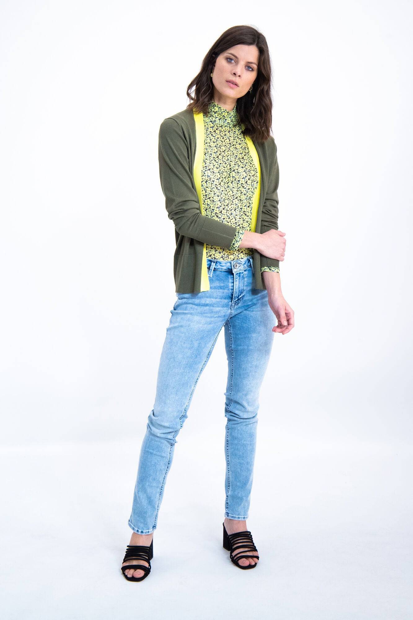Yellow Garcia Blouse with floral design - Your Style Your Story