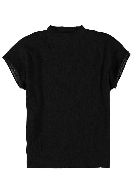 Black Garcia t-shirt with turtleneck - Your Style Your Story