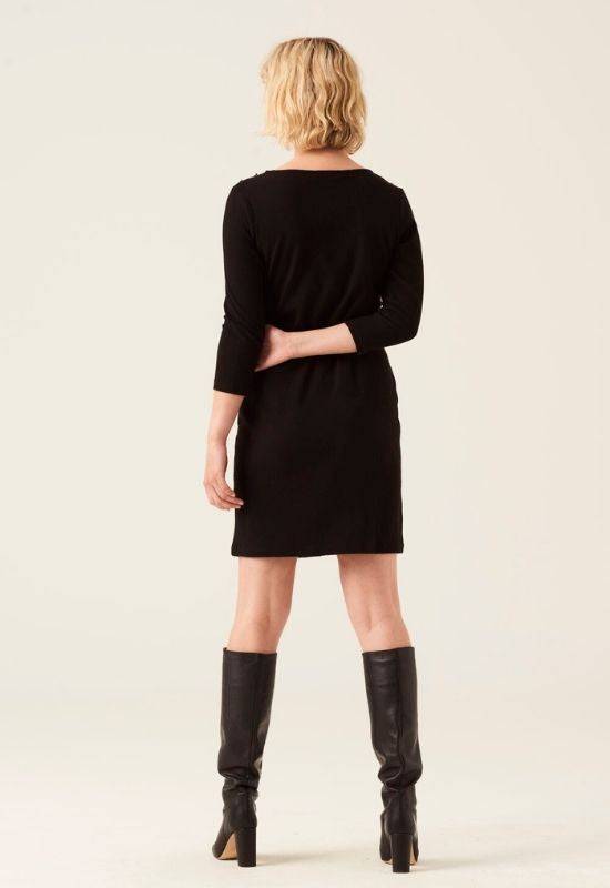 The Sofia - Black Midi Dress - Your Style Your Story