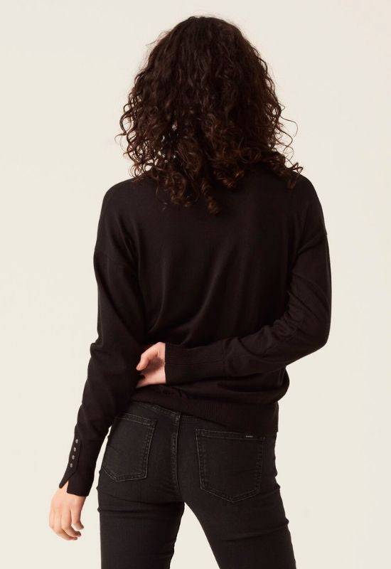 Garcia Black EcoVero Sweater - Your Style Your Story
