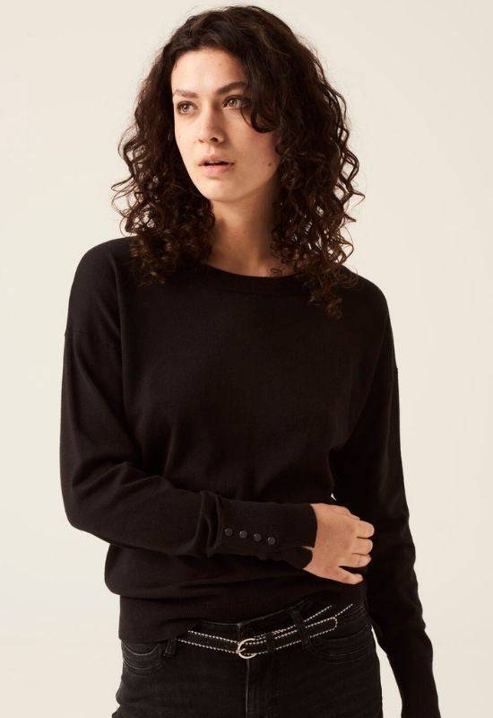 Garcia Black EcoVero Sweater Your Style Your Story