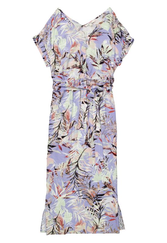 Garcia Blue Dress in Summer Print Your Style Your Story