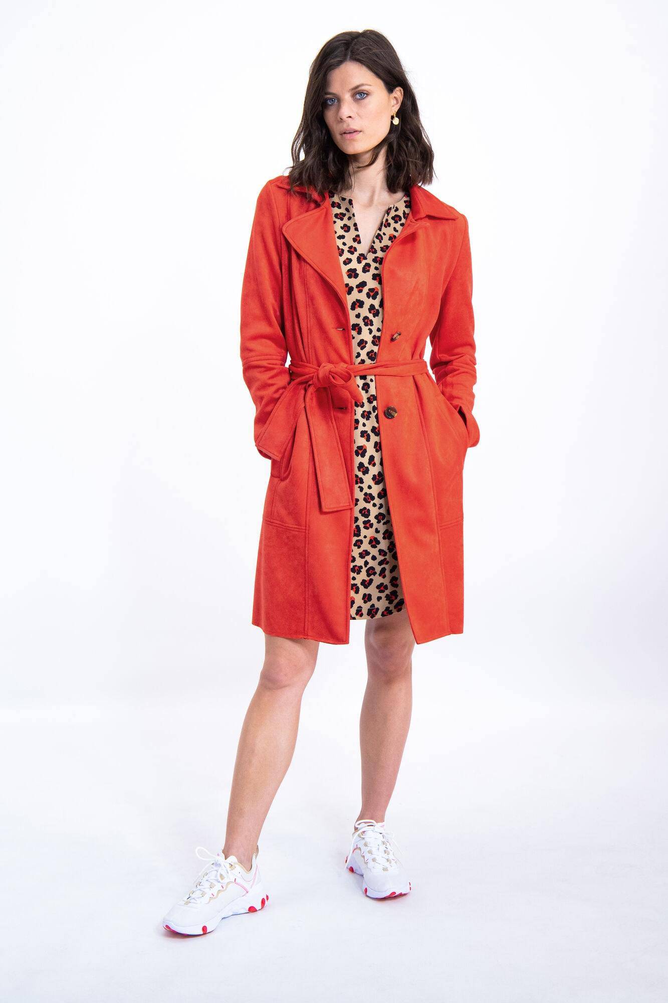 Garcia Brown Dress with Leopard Print - Your Style Your Story