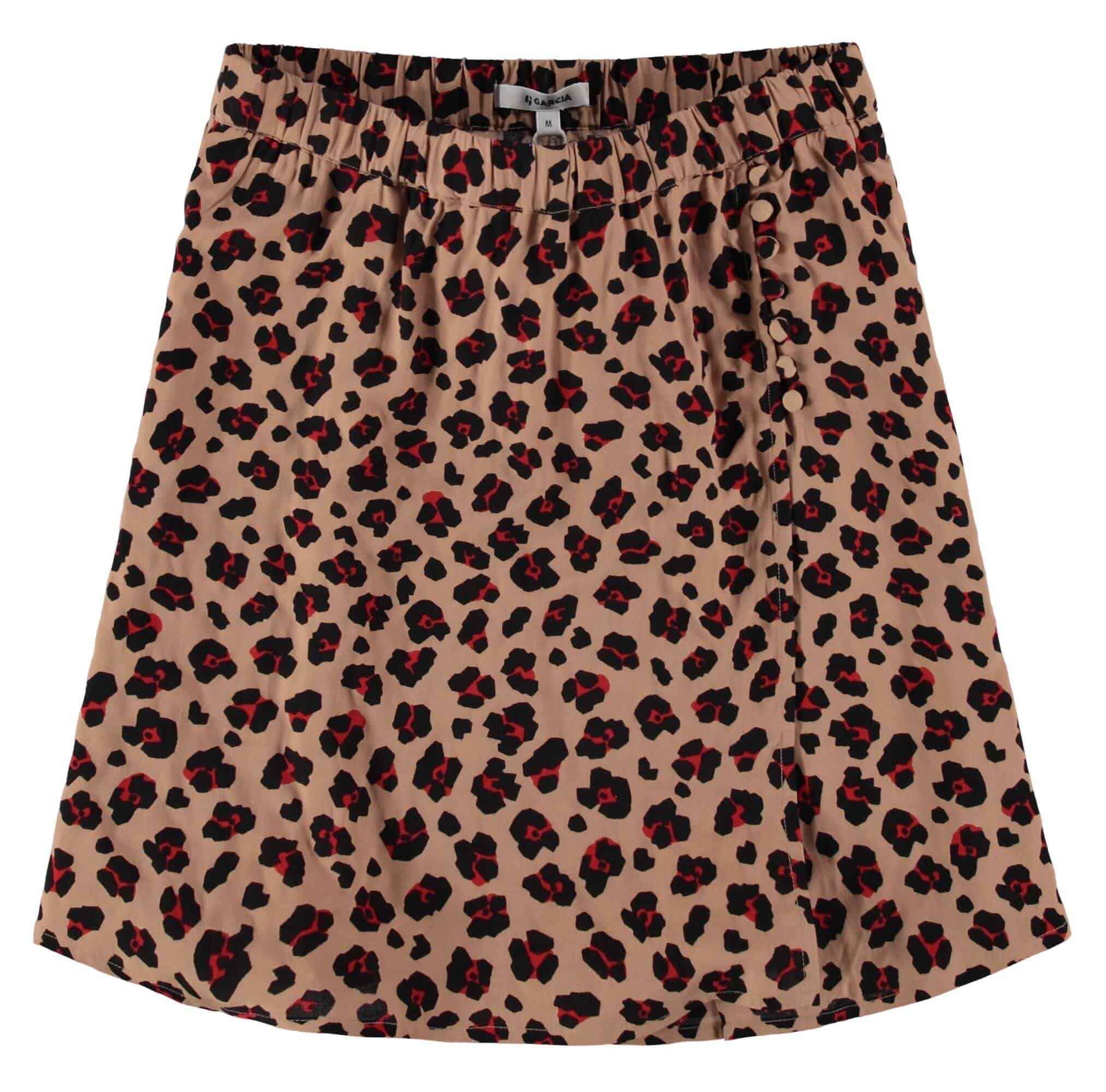 Brown Leopard Print Garcia Skirt - Your Style Your Story