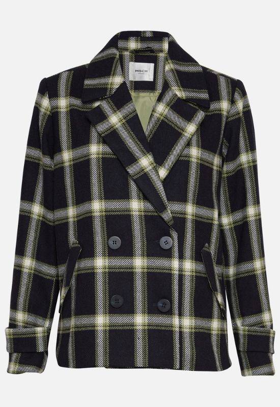 Moss Copenhagen Check Jacket - Your Style Your Story