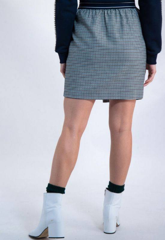 Check Garcia Skirt with Elasticated Waist - Your Style Your Story