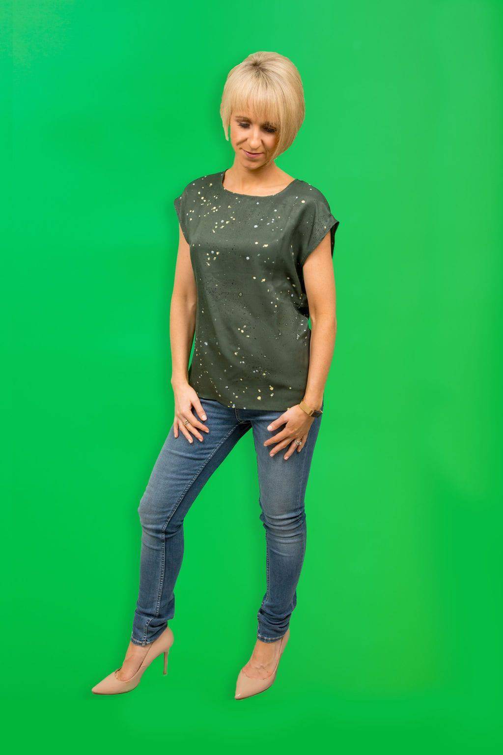 Coster Copenhagen green top in recycled polyester - Your Style Your Story