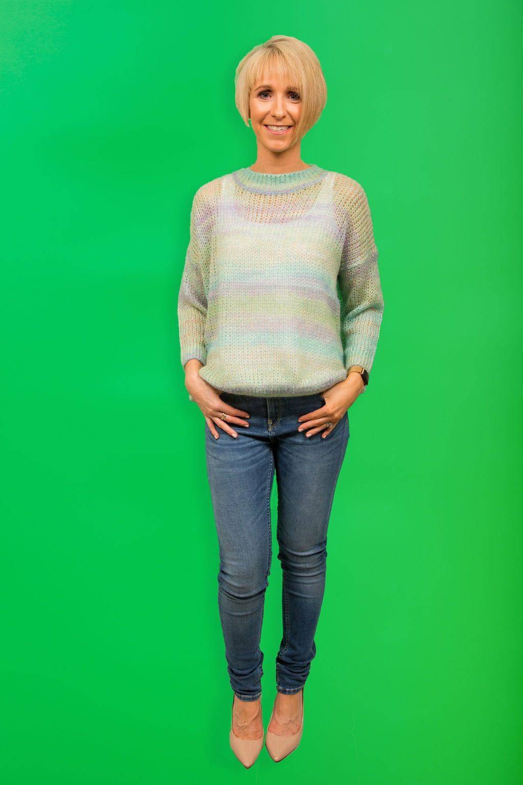 Coster Copenhagen Mohair sweater in open round neck - Your Style Your Story