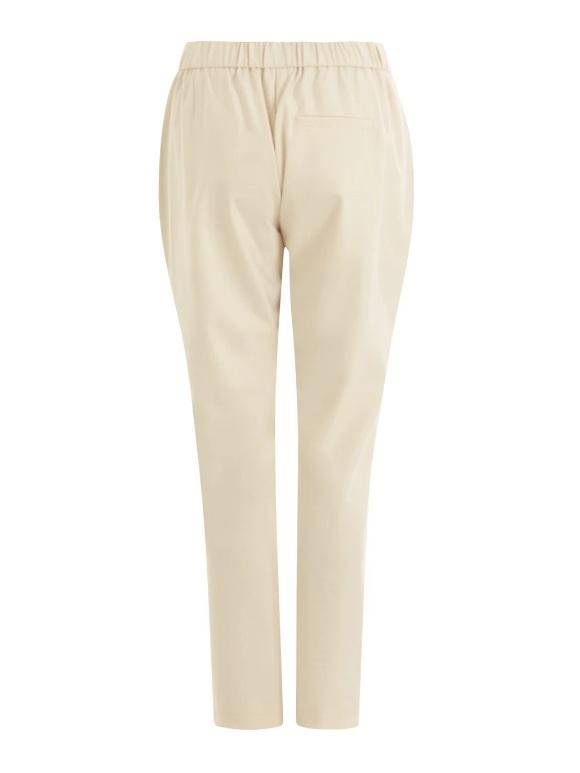 Coster Copenhagen creme trousers w. buttons and back pocket - Your Style Your Story