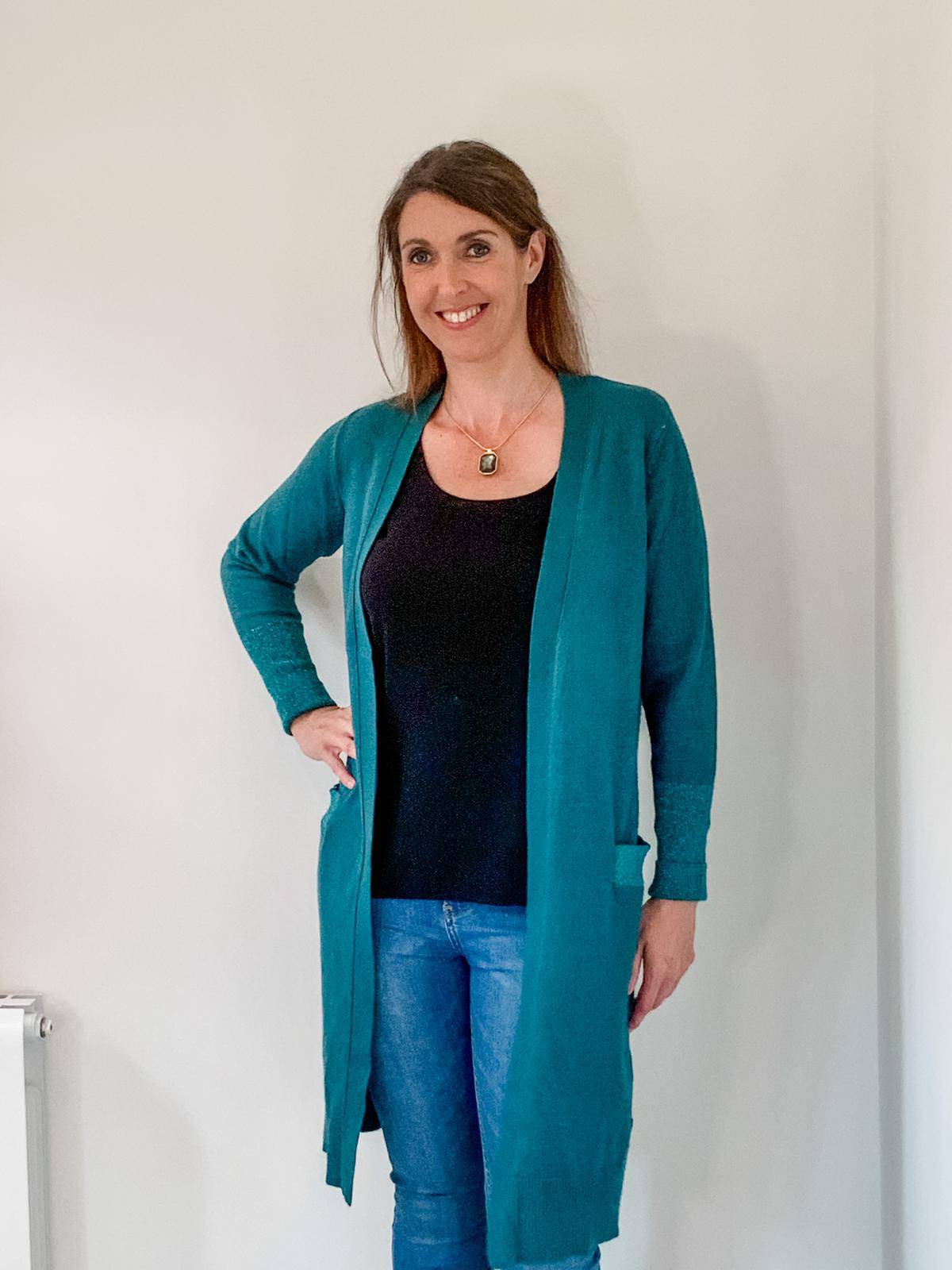 Long Teal Cardigan - Your Style Your Story