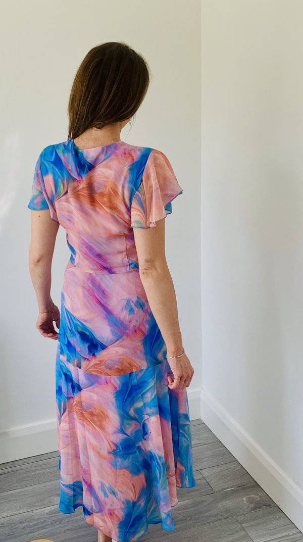 Coster Copenhagen colourful dress in recycled polyester - Your Style Your Story