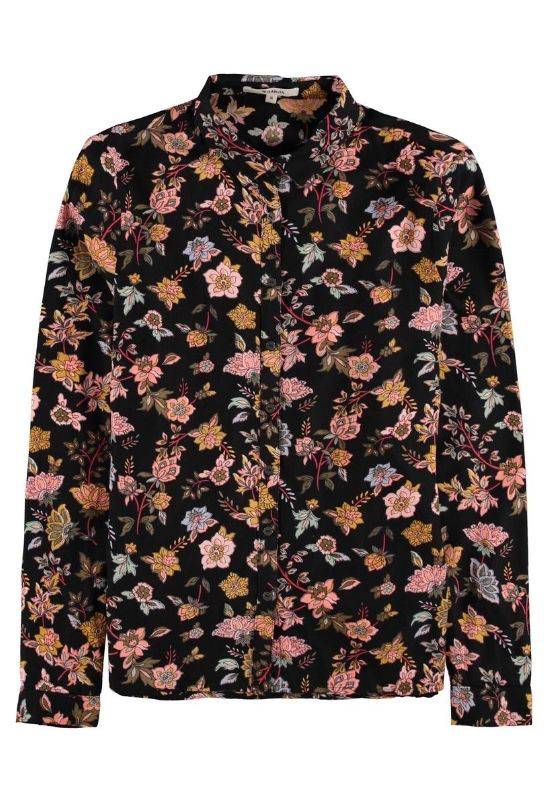 Garcia black shirt with allover flower print - Your Style Your Story