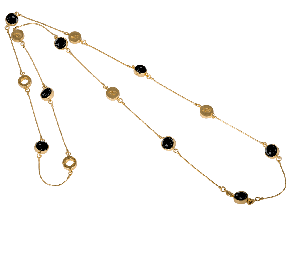 IOAKU Gold / Black Iconic Zen Necklace - Your Style Your Story