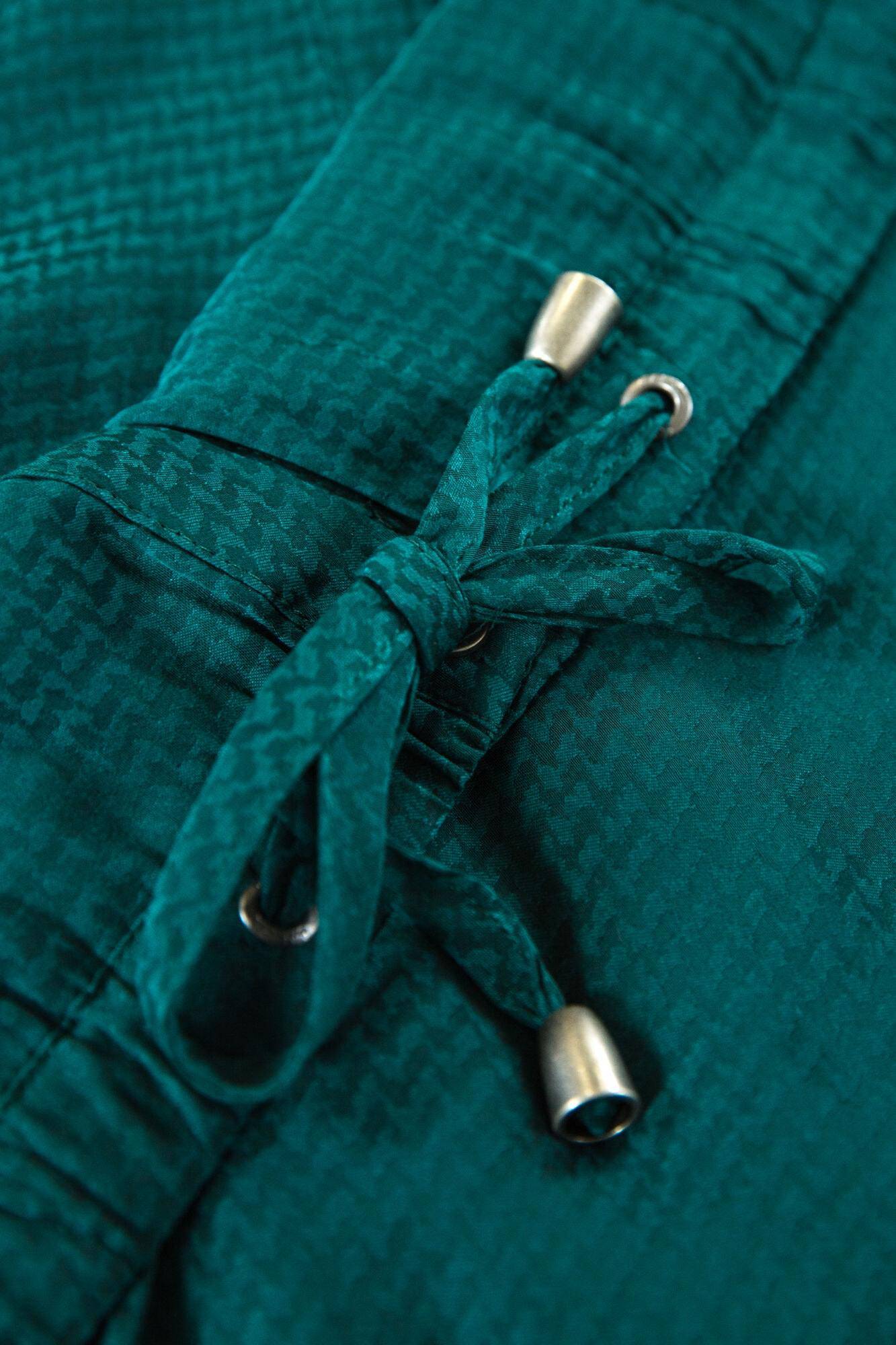 Dark Green Garcia Shirt with Bow Detail - Your Style Your Story