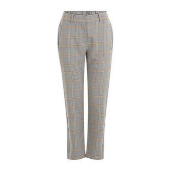 Coster Copenhagen Grey Trousers in Check with Pockets - Your Style Your Story