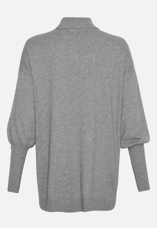 Moss Copenhagen Grey Sweater Tunic - Your Style Your Story