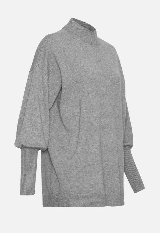 Moss Copenhagen Grey Sweater Tunic - Your Style Your Story