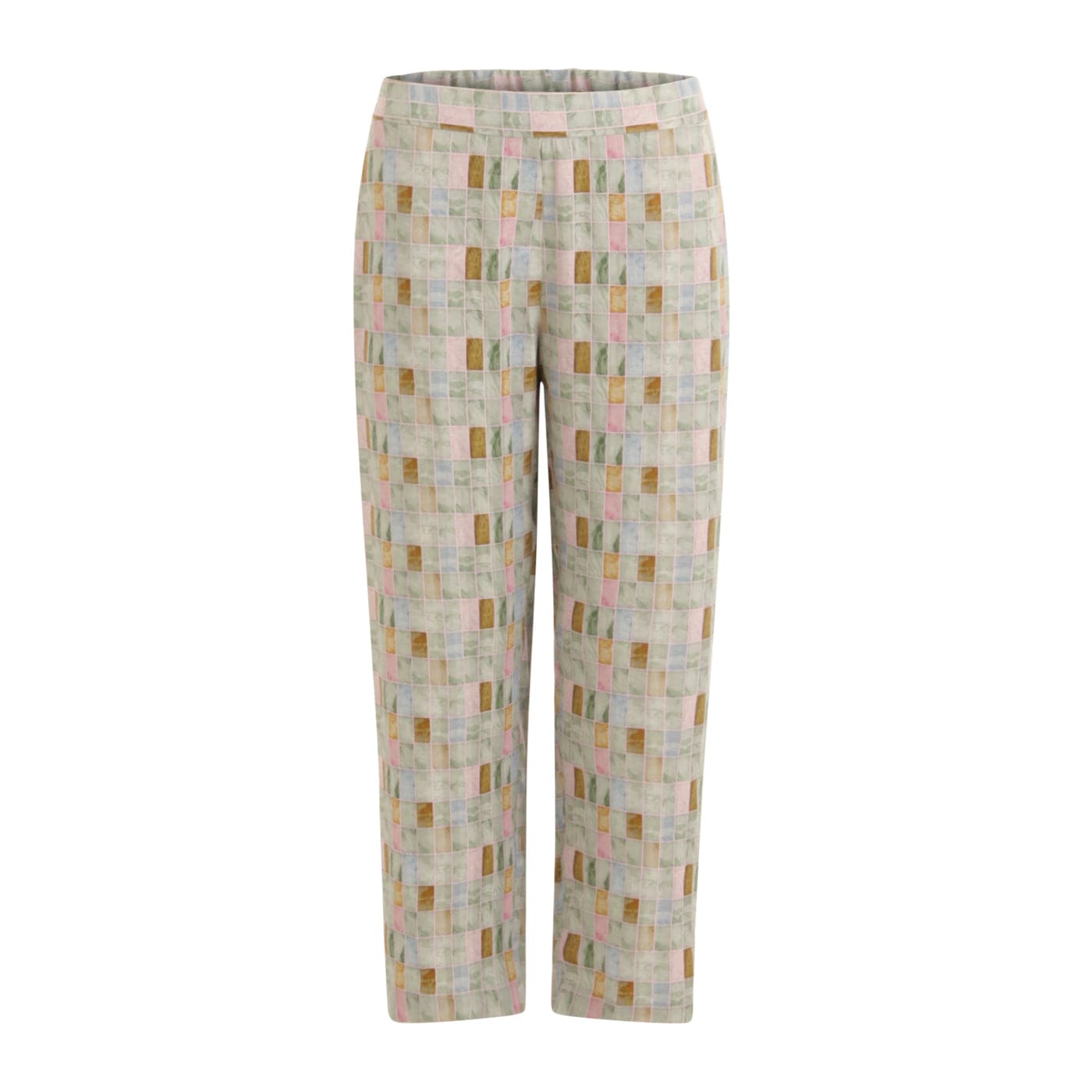 Coster Copenhagen trousers with tile print - Your Style Your Story