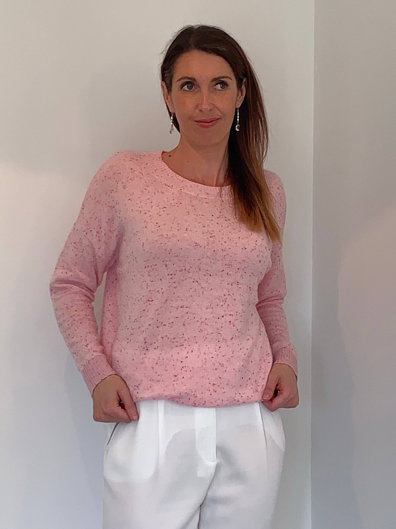 Coster Copenhagen light pink cashmere sweater - Your Style Your Story