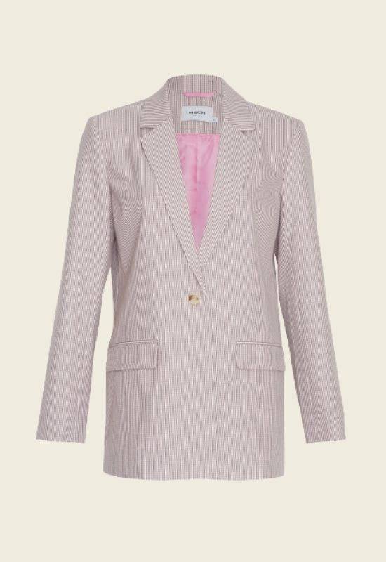 Moss Copenhagen Lilac Check Blazer - Your Style Your Story