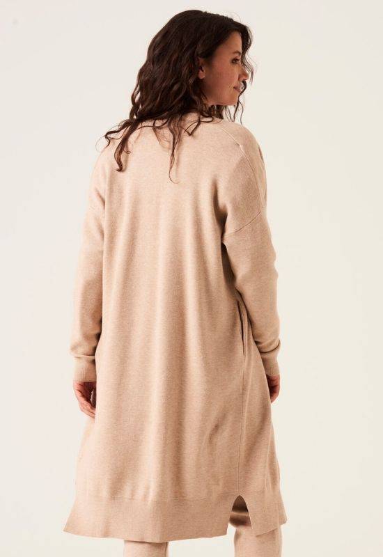 Garcia Long Beige Cardigan - Your Style Your Story