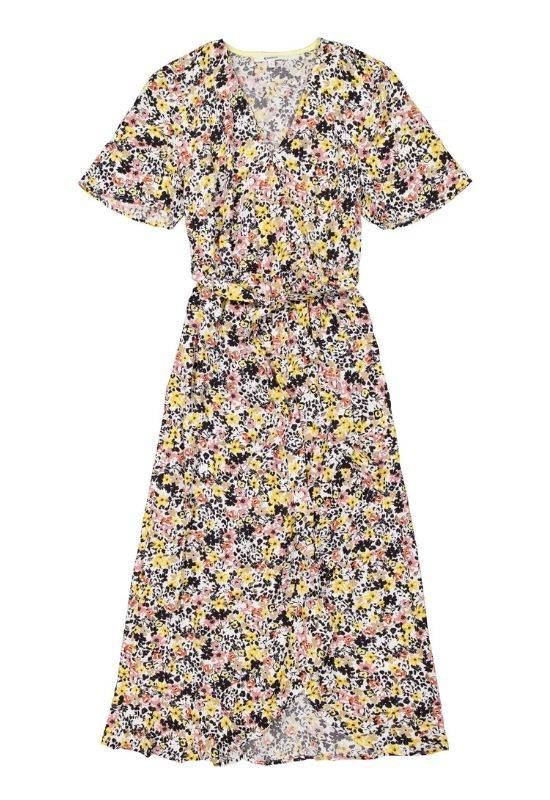 Garcia Long Allover Floral Design Dress - Your Style Your Story