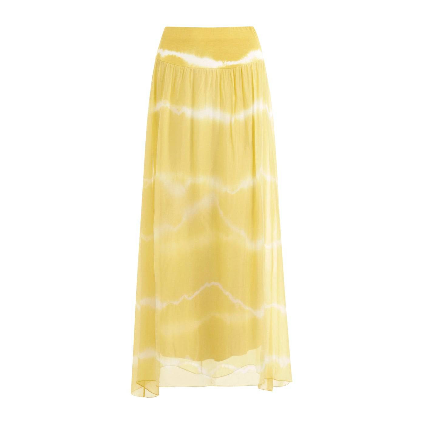 Coster Copenhagen long yellow skirt with jersey waistband - Your Style Your Story