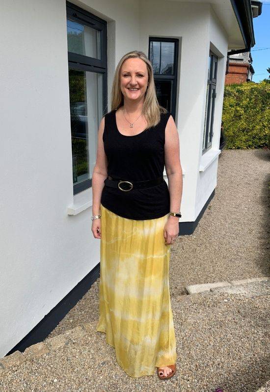 Coster Copenhagen long yellow skirt with jersey waistband - Your Style Your Story