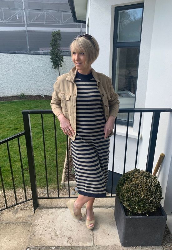 The Rachel Moss Copenhagen Midi Striped Dress - Your Style Your Story
