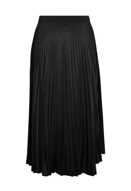 Moss Copenhagen Black Pleated Midi Skirt - Your Style Your Story
