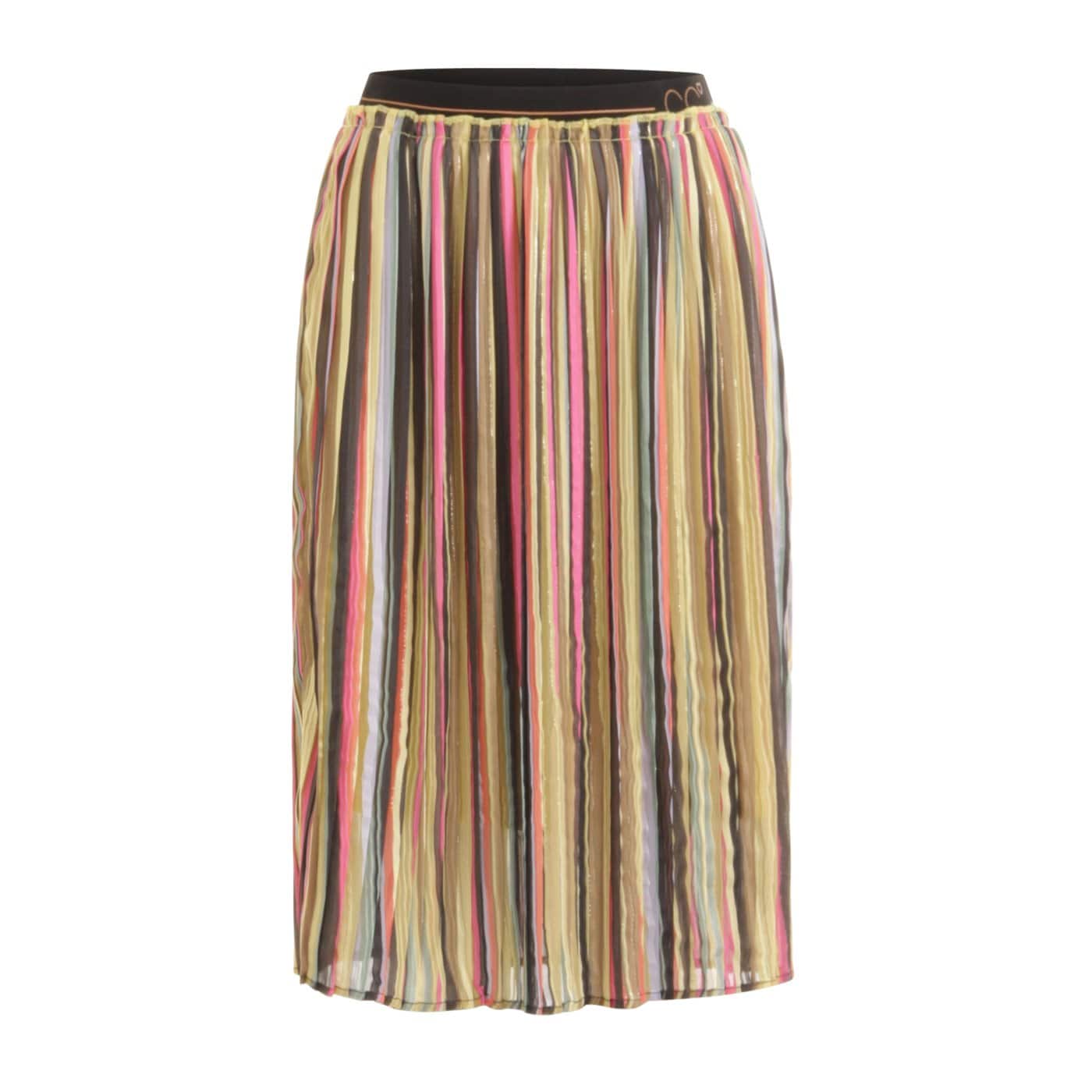 Coster Copenhagen skirt in plissé and multi colour print - Your Style Your Story