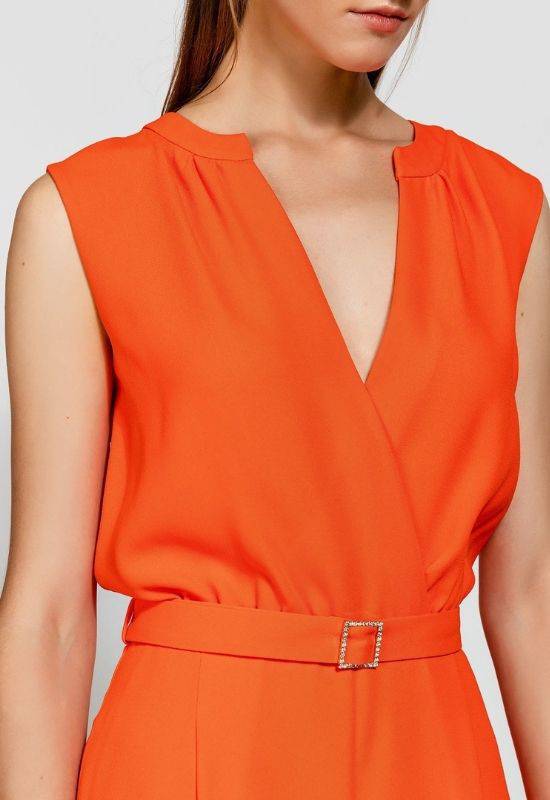 Access Fashion Orange Jumpsuit - Your Style Your Story