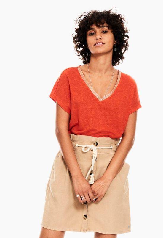 Garcia Orange Red Top - Your Style Your Story