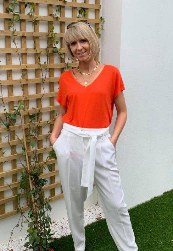 Garcia Orange Red Top - Your Style Your Story