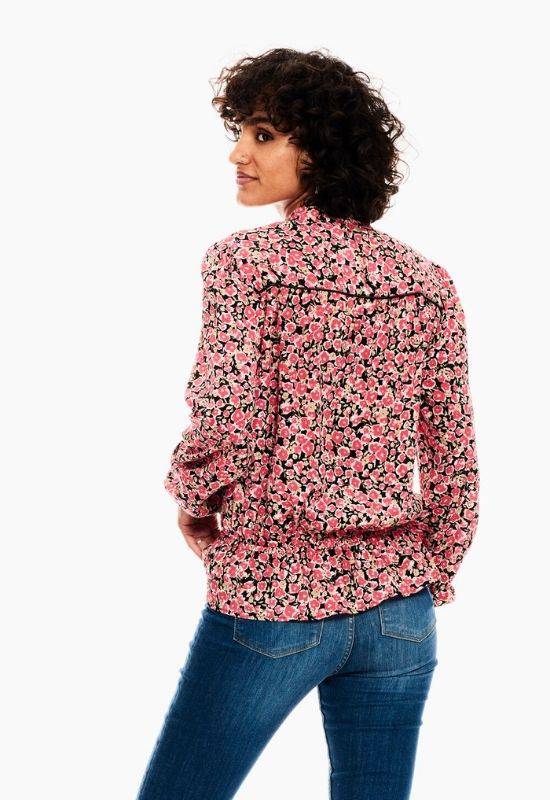 Garcia pink allover flowers print blouse - Your Style Your Story