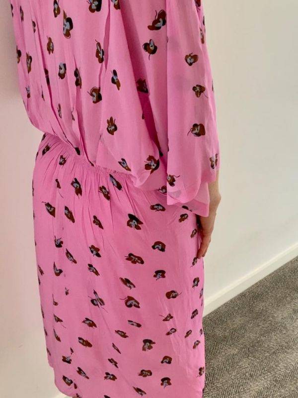 Coster Copenhagen japanese style pink dress - Your Style Your Story