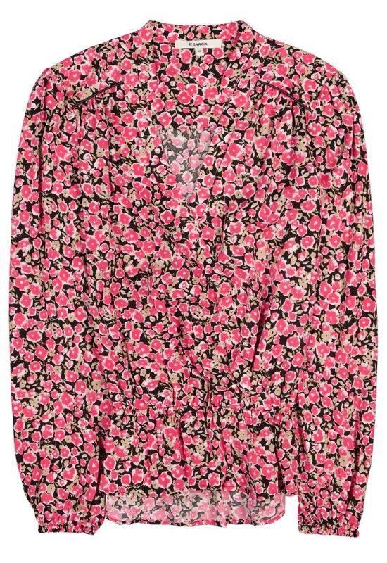 Garcia pink allover flowers print blouse - Your Style Your Story