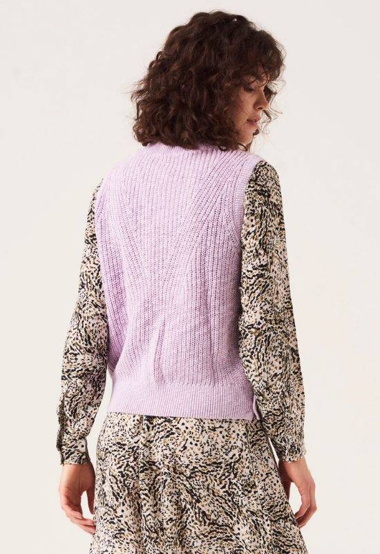 Garcia Purple Knitted Vest - Your Style Your Story